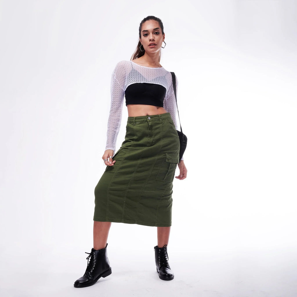 White Crochet Sleeves - I Z F