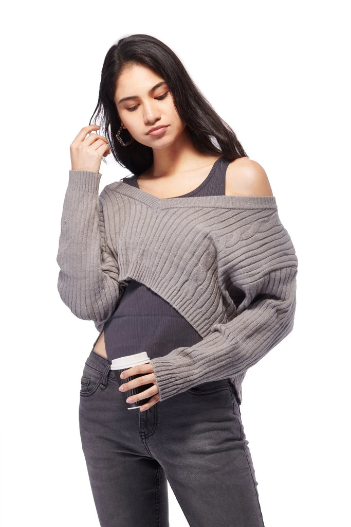 Winter Back Slit Top - I Z F
