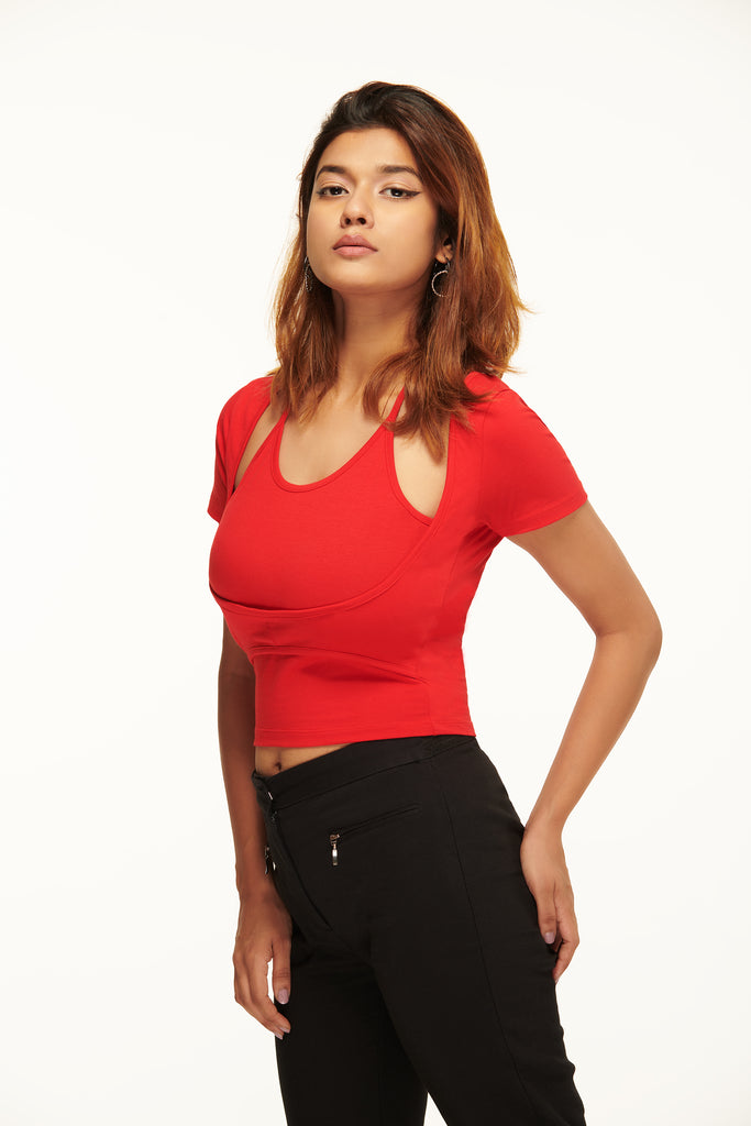 Mock Double-Layered Top